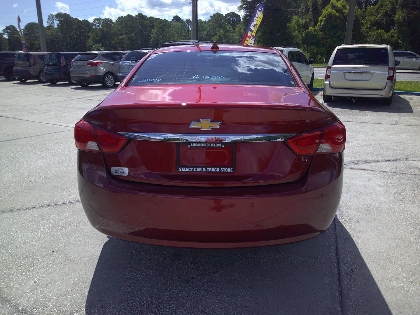 2014 RED CHEVROLET IMPALA 1LT (2G1115SL0E9) , located at 10405 Abercorn Street, Savannah, GA, 31419, (912) 921-8965, 31.988262, -81.131760 - Photo#3